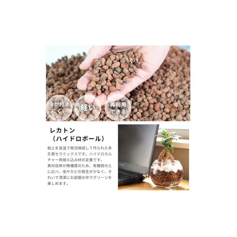Hydroball (Lecaton) 0.6 gal (2 L) Medium Grain Simple Packaging