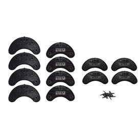 Medium, Large, Extra Large (2 Pairs Each Size) - 6 Pairs of Heel Tap Replacement with Nails