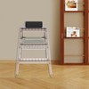 Undercat 3 Step Ladder, Acrylic Folding Step Stool with Wide