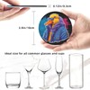 BOXIMIAO Drink Coasters with Holder Stand Set of 6, Cute