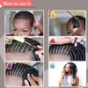 Hair Extension 60 cm Crochet Braids Two Tone Ombre Braiding
