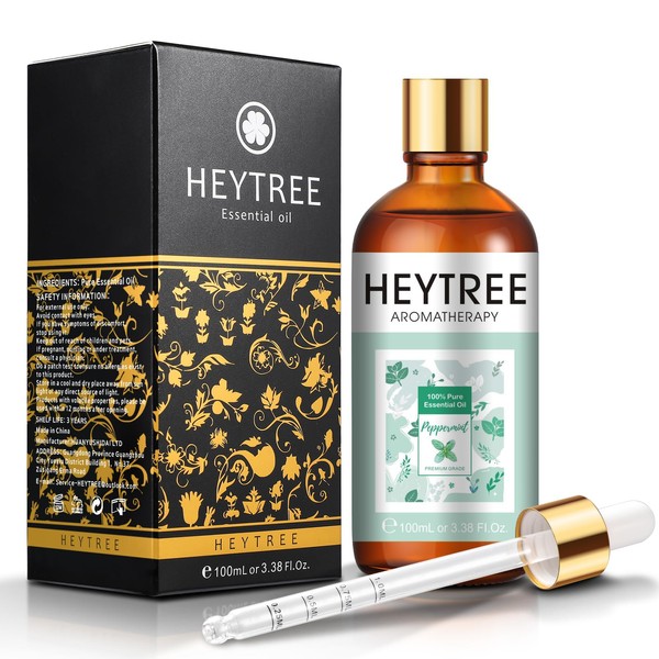 HEYTREE Peppermint Essential Oil 100ml - Pure Natural Essential Oils