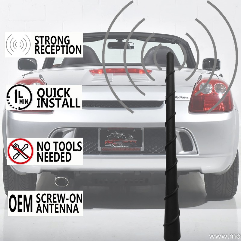 Antenna for Toyota Highlander (2001-2013), Toyota Celica (2000-2005), MR2 (2000-2005),