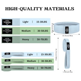 DICYWUDI Pilates Essentials Kit for Home Women, Pilates Equipment for Workouts, 6 Fabric Resistance Bands, 12 Inch Magic Circle Yoga Ring, Mini Exercise Ball, Great Exercise Equipment