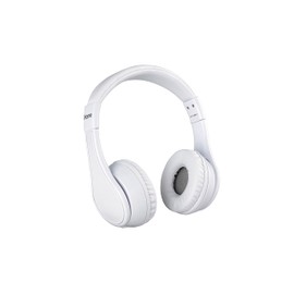 eKids Bluetooth Headphones for Kids, Wireless Headphones with Microphone includes Aux Cord, Kids Headphones for School, Home, or Travel (White)