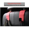 Qirc Auto Hooks, 2 Pcs Leather Car Storage Organiser Bag