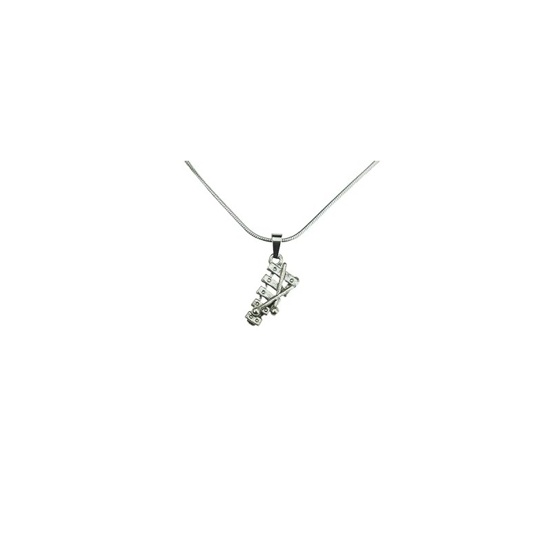 Xylophone Necklace, 3D Marimba & Mallets Charm, New Percussionist Charm