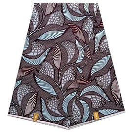 Ankara African Print Polycotton Fabric, 6 Yards, Dressmaking, Sewing, Quilting, Skirt, Craft, 45" Inch Wide (5.4m Long x 1.2m Wide)