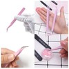 Pack of 6 Tweezers Point, Tip Tweezers, Eyelash Tweezers, Precise