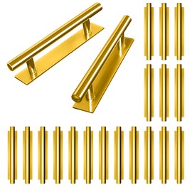 kwa heri Self-Stick Push Pull Helper 20 Pack Hidden Cabinet Handle ABS Plastic Door Window Wardrobe Handle Instant Cabinet Drawer Furniture Handles