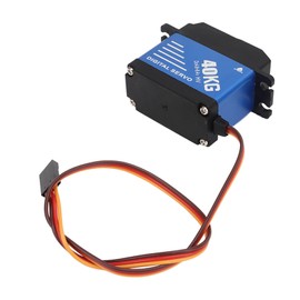 RiToEasysports 40 kg Servo, 40 kg High Torque RC Servo Waterproof Digital Servo with 25T Servo Arm for 1/10 1/8 RC Cars Ships Robots
