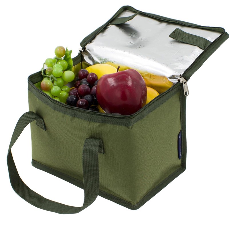 TEAMOOK Foldable Lunch Bag Insulated Lunch Box Water-Resistant Leakproof Soft