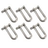 M6 Long D Ring Shackle 304 Stainless Steel Anchor Shackle