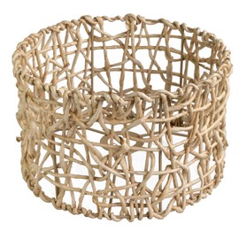 Modern Metal Round Lampshade, Style Retro Gold Drum Shape, Hollow Carved, for Floor Lamp, Pendant Lamp, Table Lamp (Round-12PG)