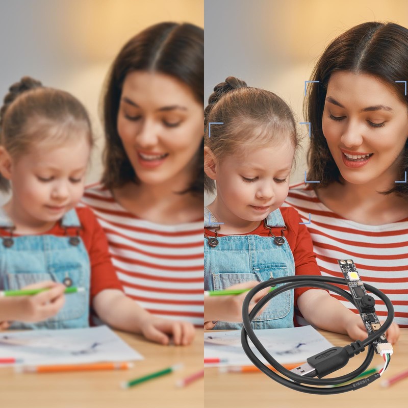 Lightburn Camera, Circle View Camera Module, Module HD USB Interface