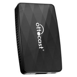 OTTOCAST MX Wireless CarPlay & Android Auto Adapter with AirPlay,2024's Newest,3-in-1 Car Play Dongle Wried to Wireless,Plug & Play,OTA-Upgrade