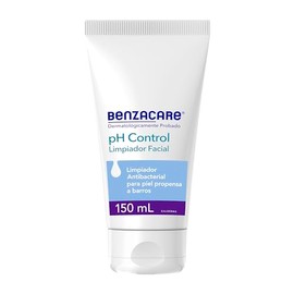 BENZACARE Ph Control Limpiador Facial 1 pz 150 ml Limpiador Antibacterial para Piel Propensa a Barros Ayudando a Controlar el Acn Dermatolgicamente...