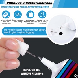 Ganbaro Phone Glue Kit 1.7 oz Black Screen Repair Adhesive with Repair Tools for Electronic Screen Multi-Function Phone Repair Glue Craft Adhesive Kit for Electronic Screen, Cell Phone Screen 50 ml