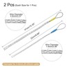 MECCANIXITY Cable Pulling Grip for 4-6mm+20-25mm Cable(Blue+Yellow) 22/47cm,0.72/1.54FT Wire Mesh