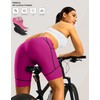 Padded Bike Shorts for Women High Waisted 4D Padding Cycling