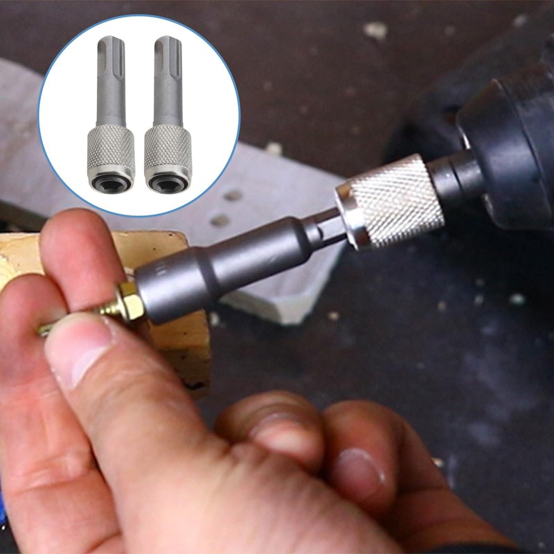 Wjelet 2 Pcs SDS Bit Adapter Hex Socket Drill Holder