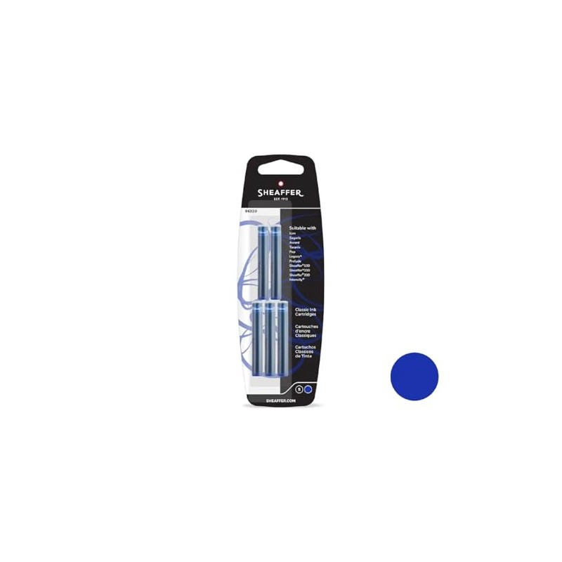 Sheaffer Skrip Fountain Pen Classic Ink Cartridge - Deluxe Blue