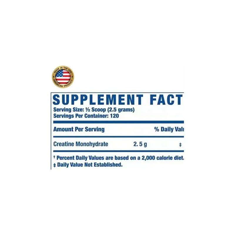 Suplemento en polvo Ronnie Coleman Creatine XS creatina monohidratada en