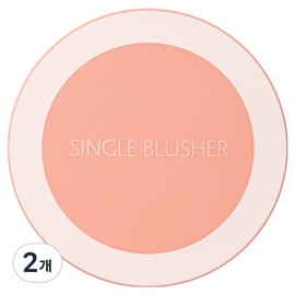 The Saem Saemmul Single Blusher 5g, CR07 Mango Peach, 2 pcs / 더샘 샘물 싱글 블러셔 5g, CR07 망고 피치, 2개