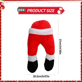 Gukasxi Christmas Plush Legs Decor 38 cm Christmas Plush Legs Ornament Christmas Filled Legs Decoration, Plush Legs for Christmas Decorations, Filled Legs for Christmas Tree