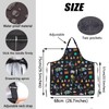 MYSOMY DnD Kitchen Apron Geek Roleplaying Arpon RPG Game Gift