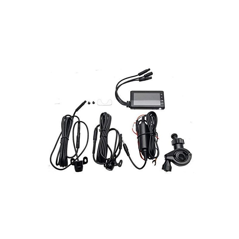 MASO Motorcycle Dash Cameras 3" 1080P HD Action Dual Camera