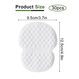 Reccisokz 30 Pieces Underarm Pads, Underarm Pads, Underarm Pads, Anti-Sweat Absorber, Disposable Sweat Pads, Summer for Men and Women