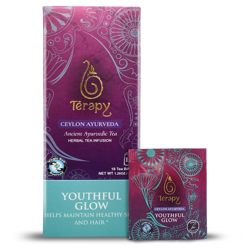 Térapy Ceylon Youthful Glow Herbal Tea Bags | Helps Maintain