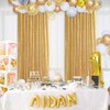 Gold Sequin Backdrop Curtain Panels Stage 2 Count 2FTx8FT Wedding