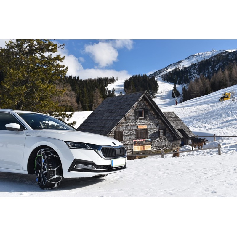 Veriga PC12 100 Compact Snow Chains for Cars Easy Installation