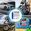 ZUOQIANG 24 Piece Valve Adaptor, French Valve, Bicycle Valve Adapter