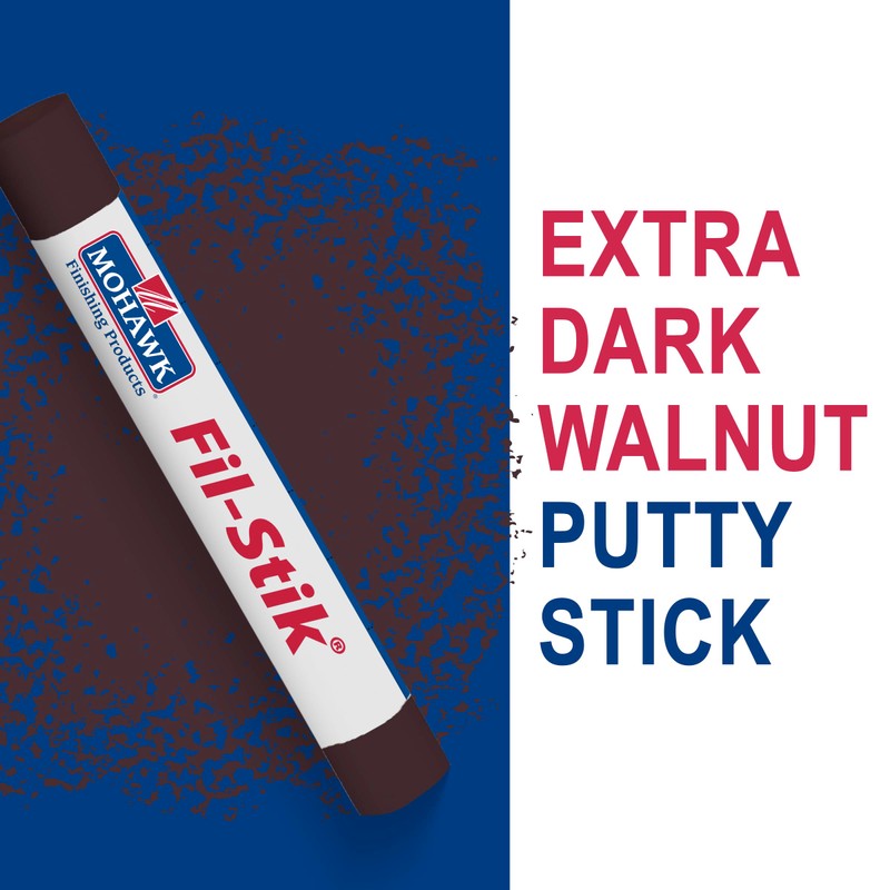 Mohawk Fil-Stik Wax Putty Stick, Extra Dark Walnut M230-0209, 1