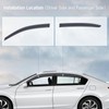 ACLONG Smoke Rain Guards Fit for Honda Accord 2013-2017 Tape-On