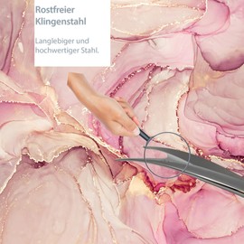 EHASO Revolution Professional Curved Dog Scissors for Dogs | 25 cm Curved | High-Quality Dog Scissors Direct from Solingen | Durable and High Quality