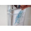 Saki Wall Pocket Clear Size: 7.9 x 33.5 inches (20