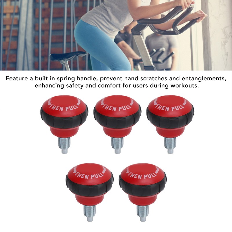 5Pcs Fitness Adjustment Knob Quick Release Spring Pull Pin Knob