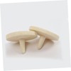 Outanaya 20pcs Wooden Golf Ball Markers Custom Golf Tee Markers