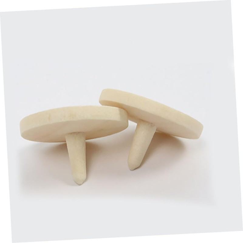 Outanaya 20pcs Wooden Golf Ball Markers Custom Golf Tee Markers