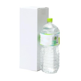 Earth Cardboard ID1661 60 Size for 2L Plastic Bottles, Vertical Type, Set of 10, White