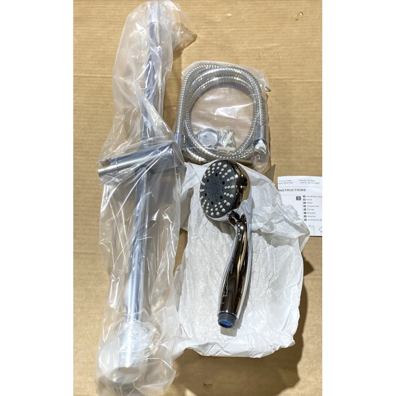 Seasons 6-Spray 1.75 GPM Handheld Showerhead With Adjustable Slide Bar