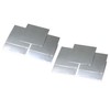 10Pcs High Purity 99.9% Pure Zinc Zn Sheet Plate for