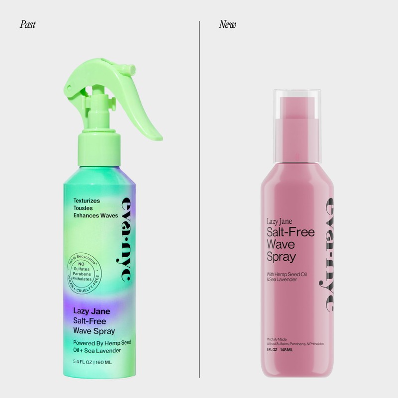 Eva NYC Lazy Jane Wave Spray, Salt-Free Texture , Non-Sticky