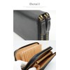 BlissLeather Tochigi Leather Long Wallet Premium Double Zipper Large Capacity