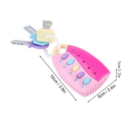 VBESTLIFE Funky Toy Keys for Toddlers and Babies, Baby Toy Smart Key Remote Car Control Musical for Kids Education Toys()