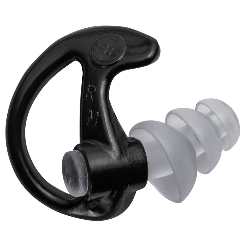 SureFire EP5 Sonic Defenders Max Full-Block Earplugs, triple flanged design,